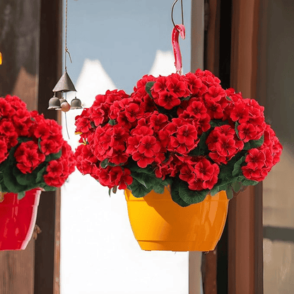 🔥Last Day 49% OFF--💐 UV Resistant Lifelike Artificial Geranium Flowers 💖