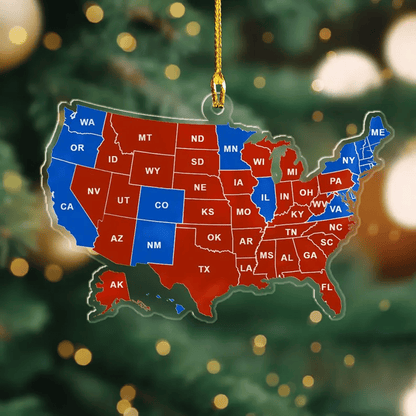 US State 2026 Memor Ornament