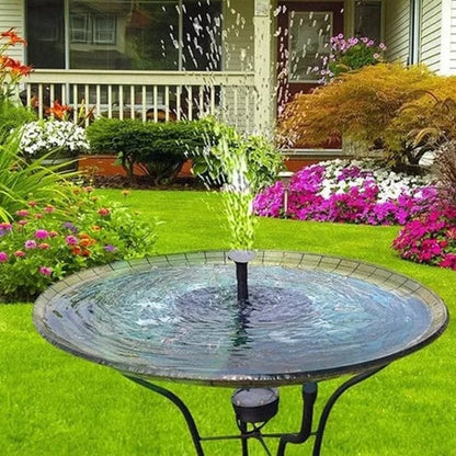 ☀️Solar Fountain Pump – Eco‐Friendly, Cordless, Floating Water Feature