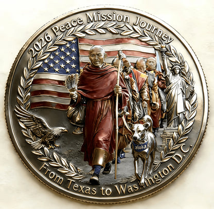 🏆NEW YEAR 60% OFF - 🙏2026“Journey of Peace Mission”Commemorative Coin