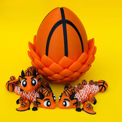 🔥LAST DAY 50% OFF-⚾ Flexi Baseball Dragons & Egg: Winged Dragon Fidget Toy