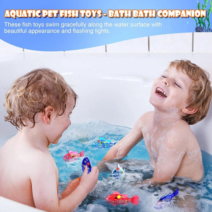 🐟LED Swimming Robot Fish Toy-4 Pack