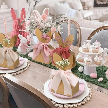 🐰 Easter Basket Favorite 🌸Boho Bow Goodie Bags for Egg Hunts, Classroom Treats & Thoughtful Spring Surprises