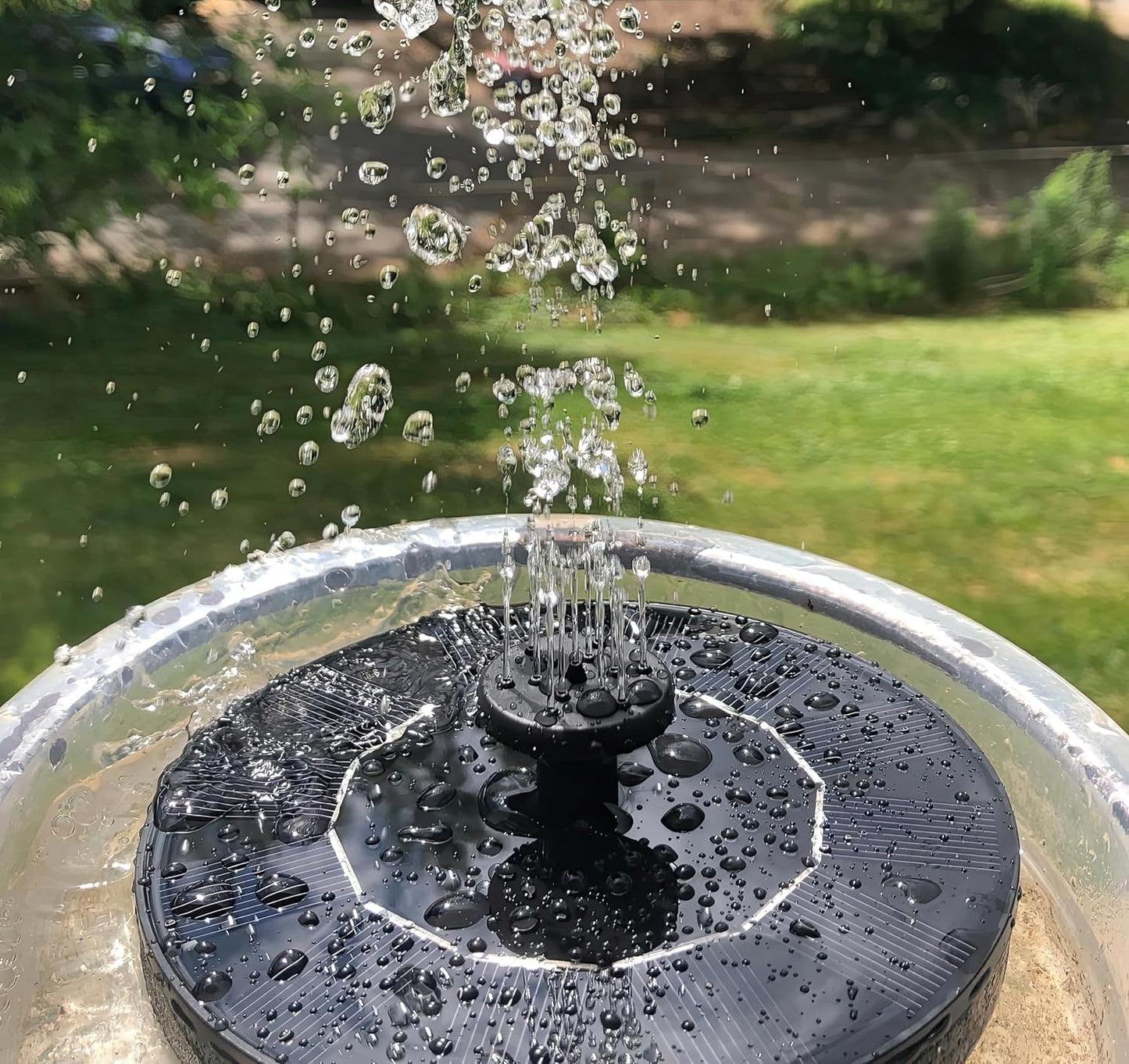 ☀️Solar Fountain Pump – Eco‐Friendly, Cordless, Floating Water Feature