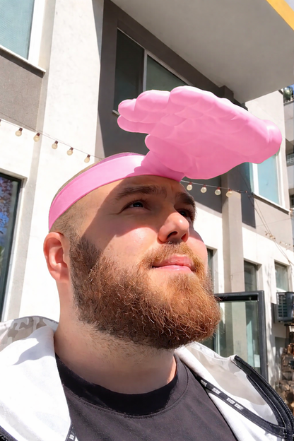 😂 Palm-Sized Sun Hat – Wear Fun, Steal the Spotlight!