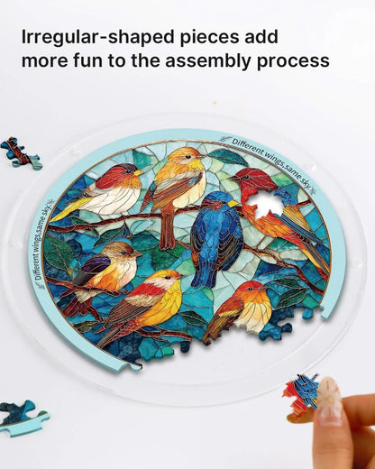 🌅 Acrylic Suncatcher Puzzles – Build, Hang & Watch Beautiful Designs Illuminate Your Space! 🌸🐦🌊