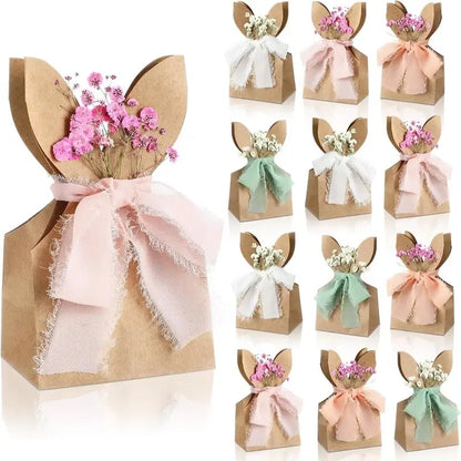 🐰 Easter Basket Favorite 🌸Boho Bow Goodie Bags for Egg Hunts, Classroom Treats & Thoughtful Spring Surprises