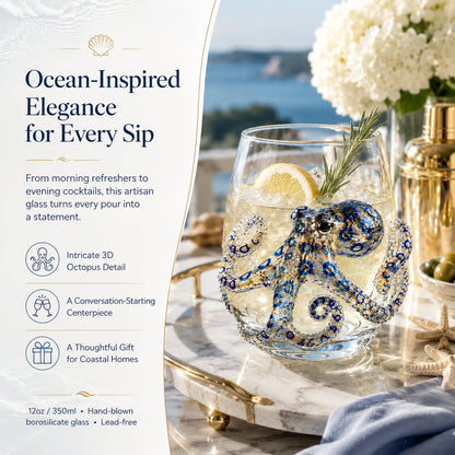 🔥 Last Day 66% OFF – 🌊 3D Ocean Animal Artisan Glassware Collection