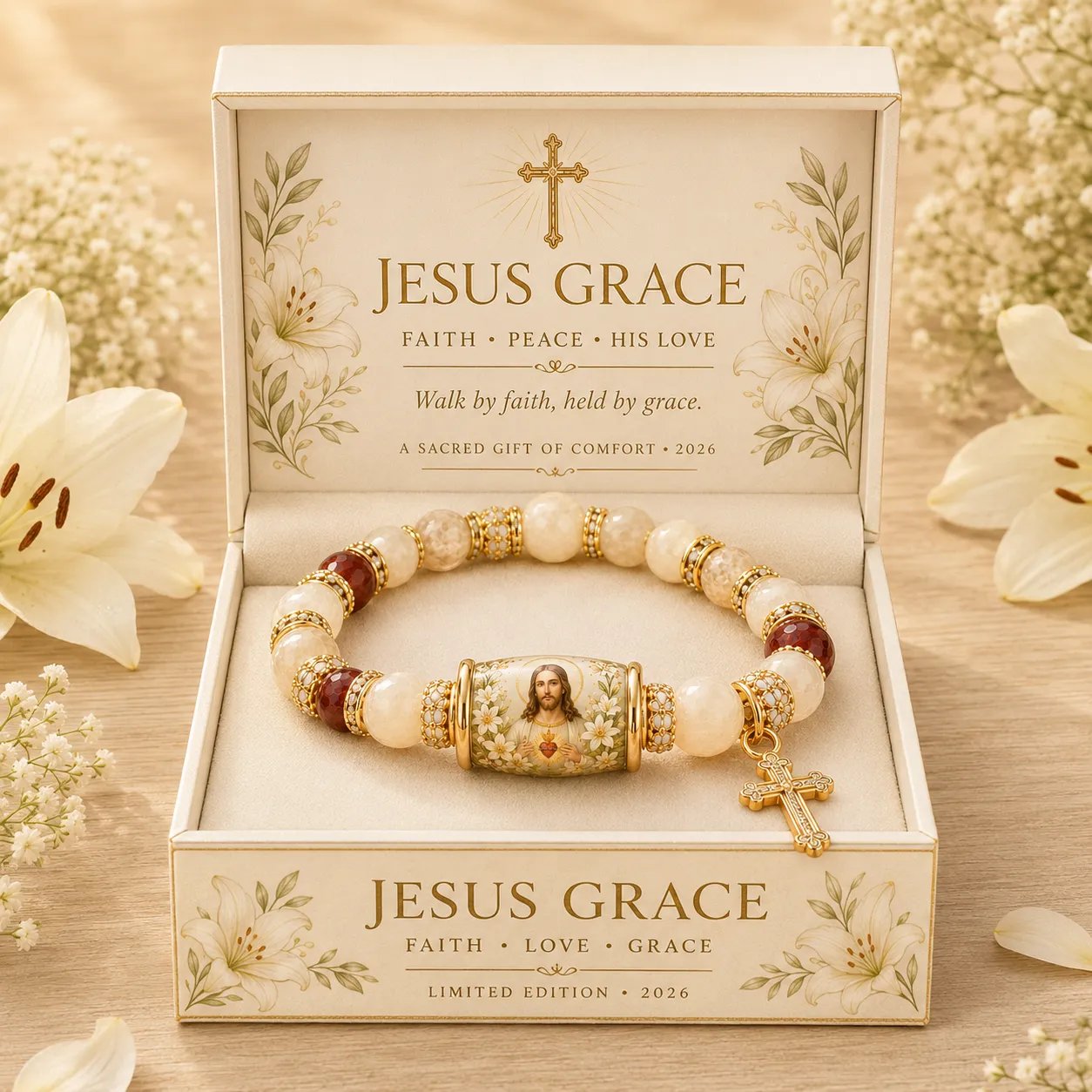 🌿 Love, Peace & Spring Blessings 💖 | 2026 Limited Edition Bracelet - Only 8 Left