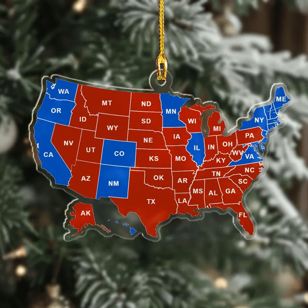 US State 2026 Memor Ornament
