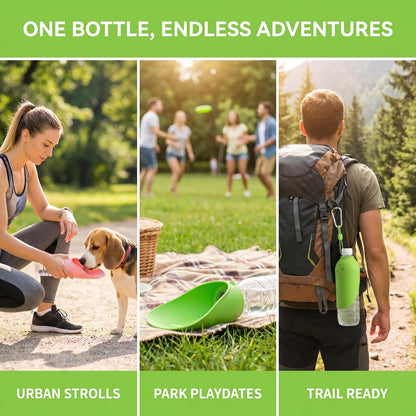 Portable Dog Water Bottle Adapter 🐶💧 Leak-Proof Pet Water Drinking Spout ✈️🐾