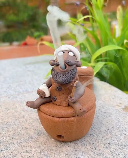 🔥Last Day 49% OFF 🎁Handmade Bath Guy Ceramic Incense Holder