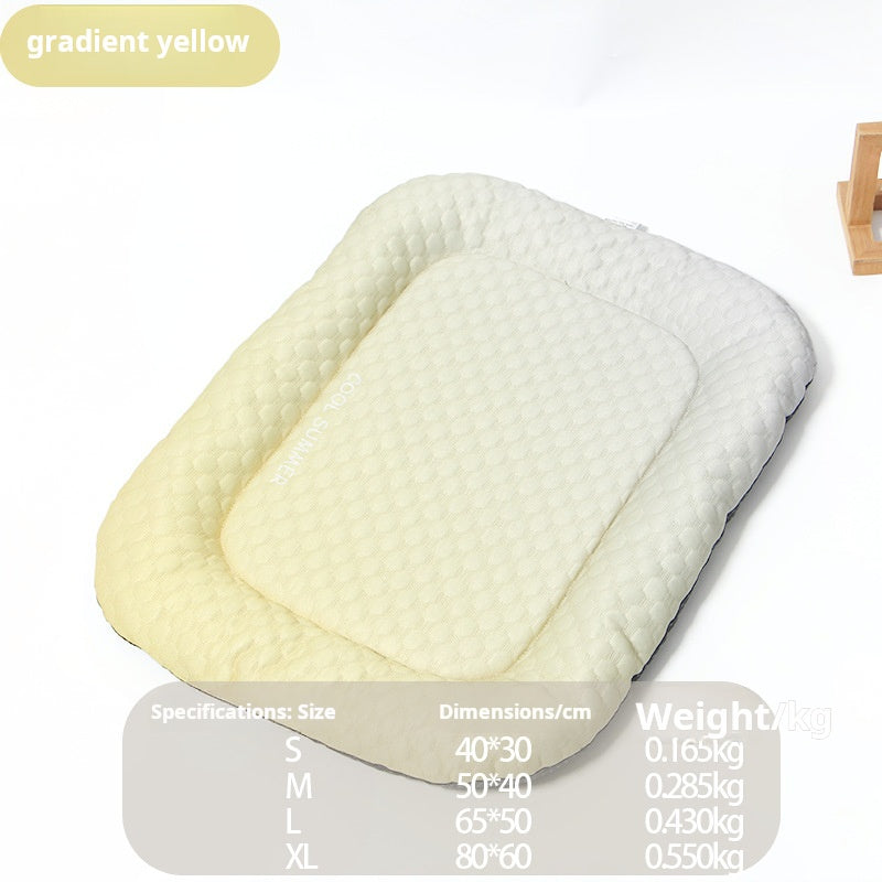 🐶❄️ Pet Cooling Pad Mat for Dogs and Cats Ice Silk Summer Cool Bed Blanket 🐾✨🌿 Gradient Colours 🌈 | Soft & Breathable 🧊 | Summer Comfort ☀️
