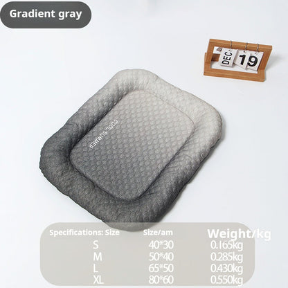 🐶❄️ Pet Cooling Pad Mat for Dogs and Cats Ice Silk Summer Cool Bed Blanket 🐾✨🌿 Gradient Colours 🌈 | Soft & Breathable 🧊 | Summer Comfort ☀️